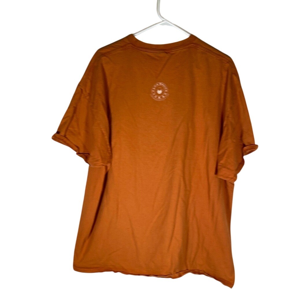 Funny humor western livin country outdoor outhouse Orange T-Shirt size 2XL - Picture 3 of 8